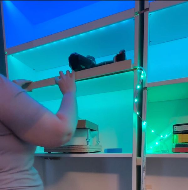 Bookshelf Build_Part 3_LED Preview