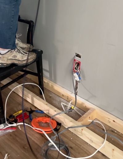 Bookshelf Build_Part 3_Running Electrical 2